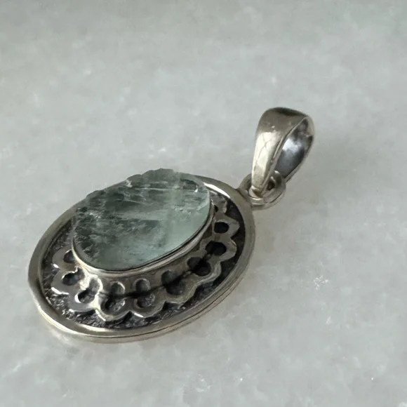 NWOT Sundance Tidepool Pendant, Aquamarine, Sterling Silver